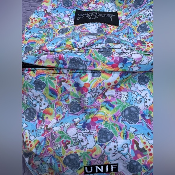 UNIF Badsport Lisa Dank Lisa Frank Back Pack - Picture 2 of 5